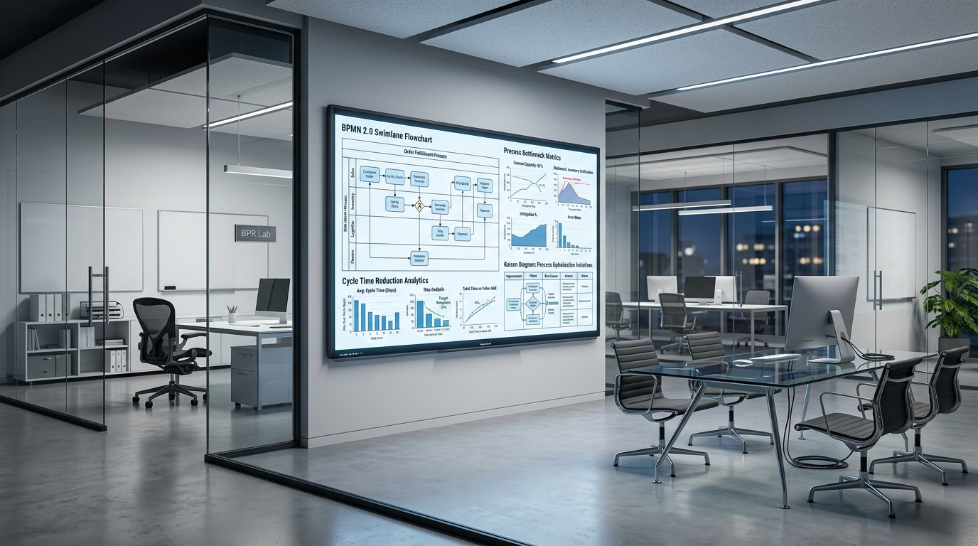 Visualisasi profesional bidang Business Process Improvement