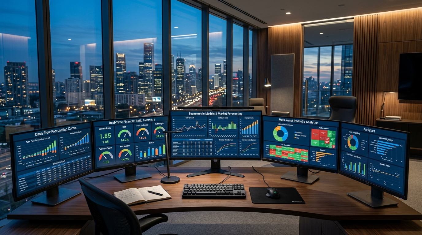 Visualisasi profesional bidang Finance & Business Analytics